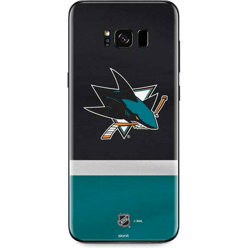 NHL San Jose Sharks Jersey Galaxy S8 Plus Skin