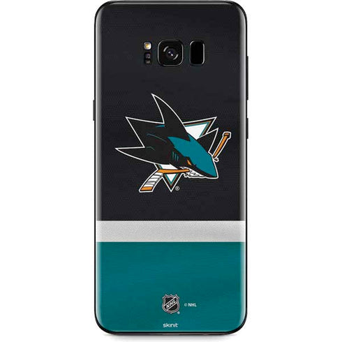 NHL San Jose Sharks Jersey Galaxy S8 Skin