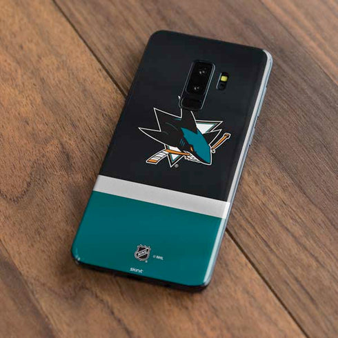 NHL San Jose Sharks Jersey Galaxy S9 Plus Skin