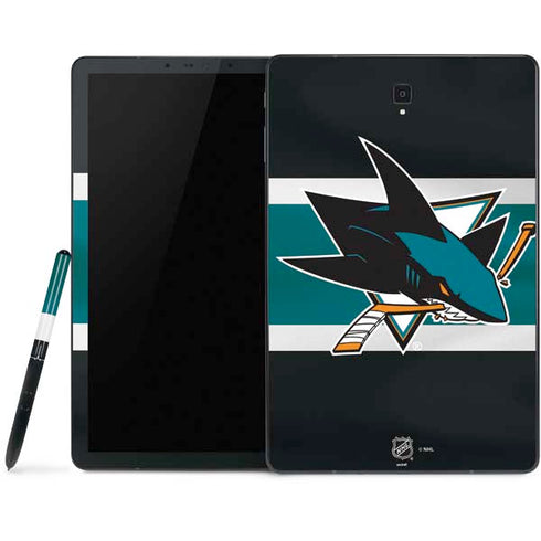 NHL San Jose Sharks Jersey Samsung Galaxy Tab Skin