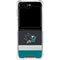 NHL San Jose Sharks Jersey Galaxy Z Flip5 5G Clear Case