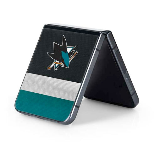 NHL San Jose Sharks Jersey Galaxy Z Flip5 5G Skin