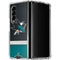NHL San Jose Sharks Jersey Galaxy Z Fold4 5G Clear Case