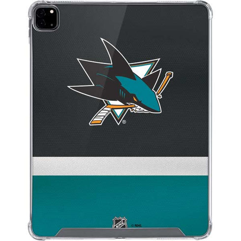 NHL San Jose Sharks Jersey iPad Pro 12.9in (2020) Clear Case