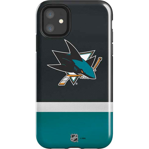 NHL San Jose Sharks Jersey iPhone 11 Impact Case