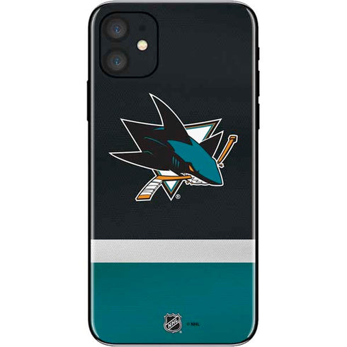 NHL San Jose Sharks Jersey iPhone 11 Skin