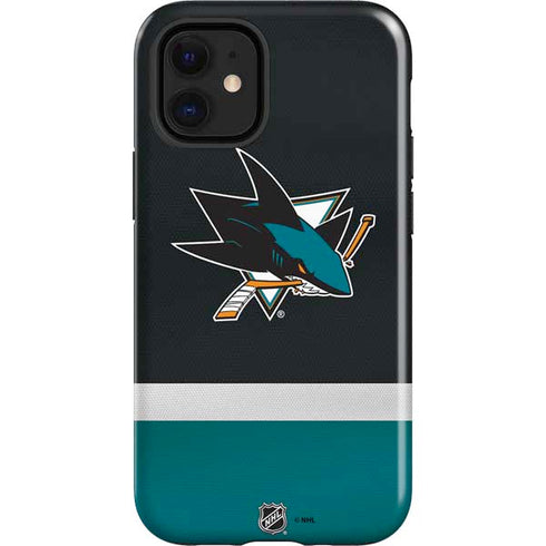 NHL San Jose Sharks Jersey iPhone 12 Mini Impact Case