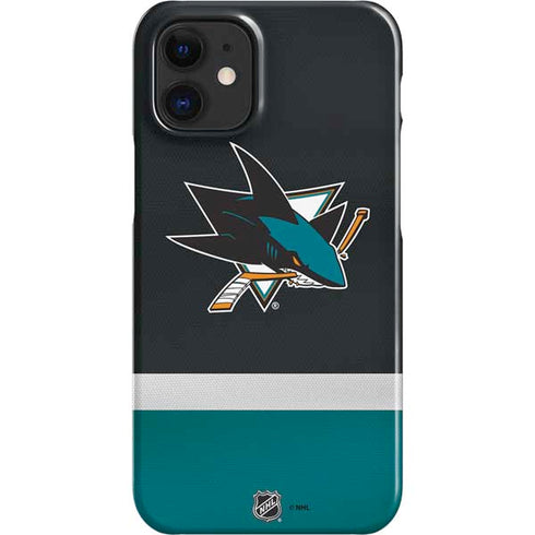 NHL San Jose Sharks Jersey iPhone 12 Mini Lite Case