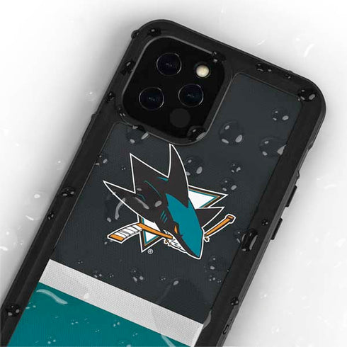 NHL San Jose Sharks Jersey iPhone 12 Pro Waterproof Case