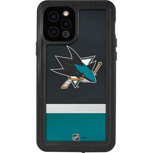 NHL San Jose Sharks Jersey iPhone 12 Pro Waterproof Case