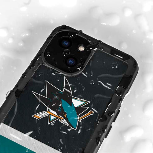 NHL San Jose Sharks Jersey iPhone 13 Mini Waterproof Case
