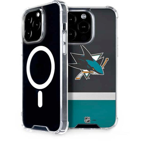 NHL San Jose Sharks Jersey iPhone 13 Pro MagSafe Case