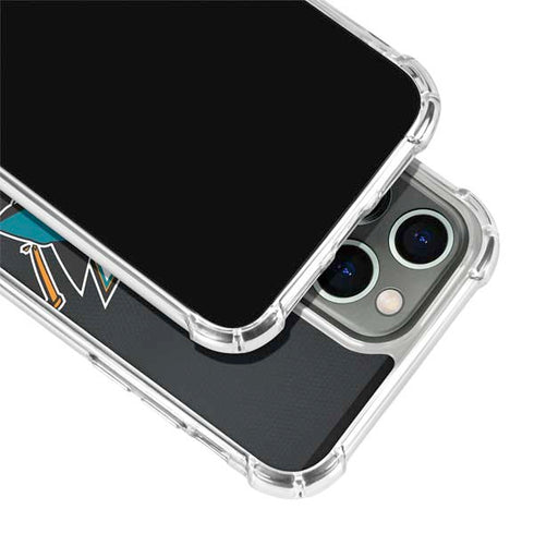 NHL San Jose Sharks Jersey iPhone 13 Pro Max Clear Case