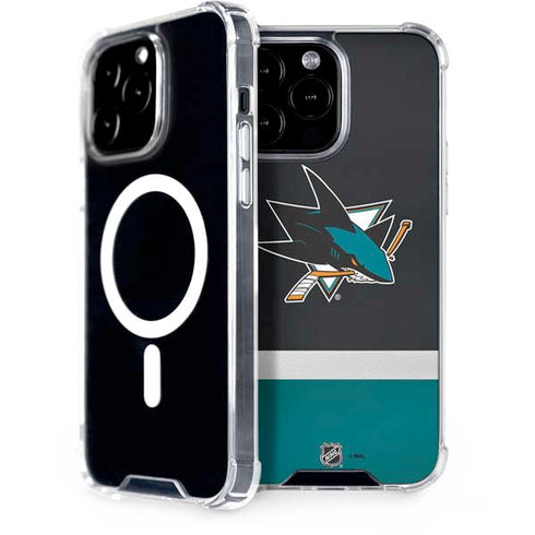 NHL San Jose Sharks Jersey iPhone 13 Pro Max MagSafe Case