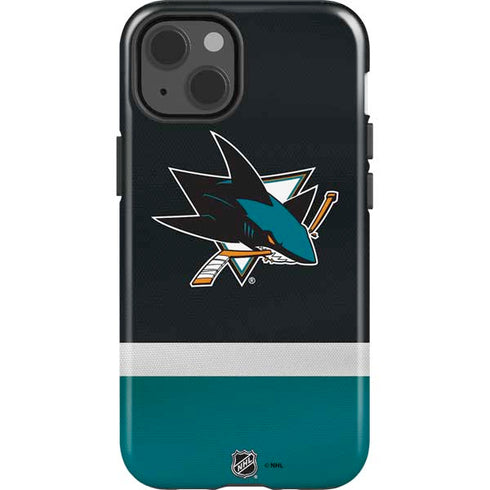 NHL San Jose Sharks Jersey iPhone 14 Impact Case