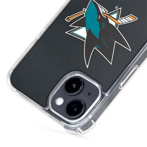 NHL San Jose Sharks Jersey iPhone 15 Plus MagSafe Case