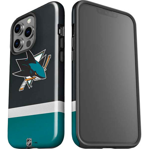 NHL San Jose Sharks Jersey iPhone 14 Pro Impact Case