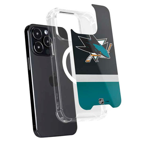 NHL San Jose Sharks Jersey iPhone 15 Pro MagSafe Case