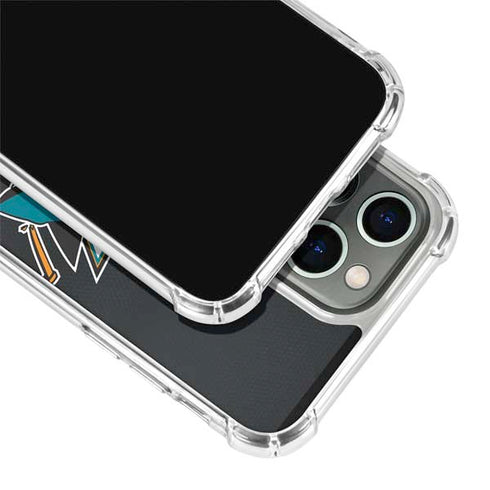 NHL San Jose Sharks Jersey iPhone 14 Pro Max Clear Case