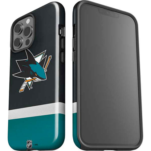 NHL San Jose Sharks Jersey iPhone 15 Pro Max Impact Case