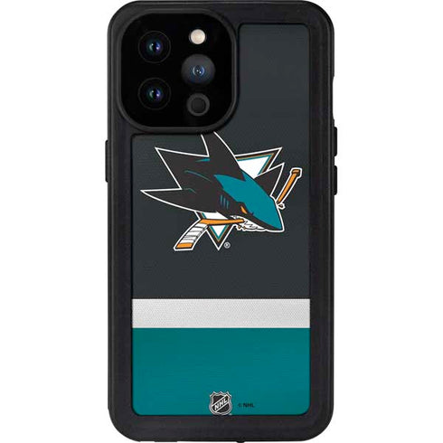 NHL San Jose Sharks Jersey iPhone 14 Pro Max Waterproof Case