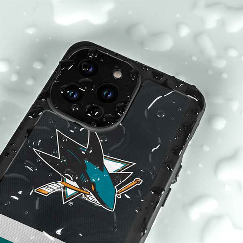 NHL San Jose Sharks Jersey iPhone 14 Pro Max Waterproof Case