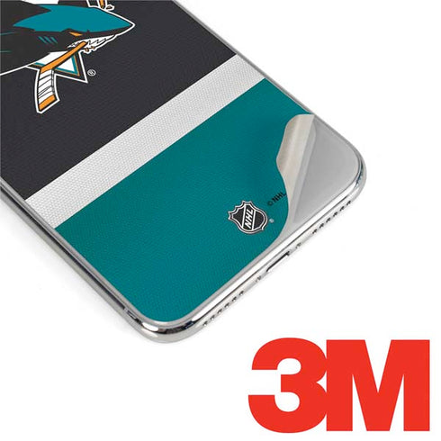 NHL San Jose Sharks Jersey iPhone XS Max Skin