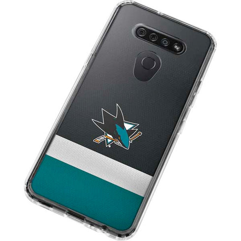 NHL San Jose Sharks Jersey LG K51/Q51 Clear Case