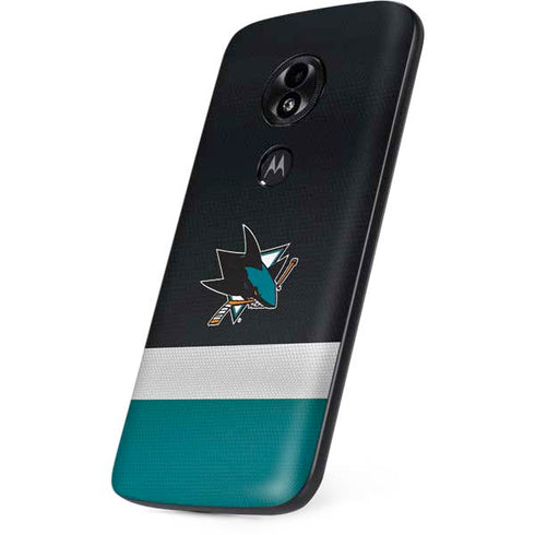 NHL San Jose Sharks Jersey Moto E5 Play Skin