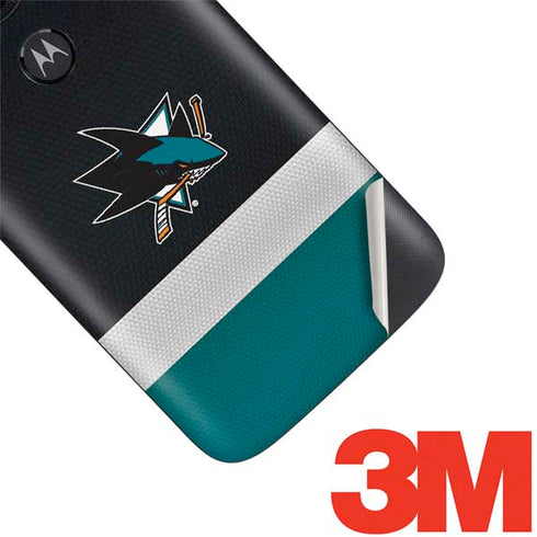 NHL San Jose Sharks Jersey Moto E5 Play Skin