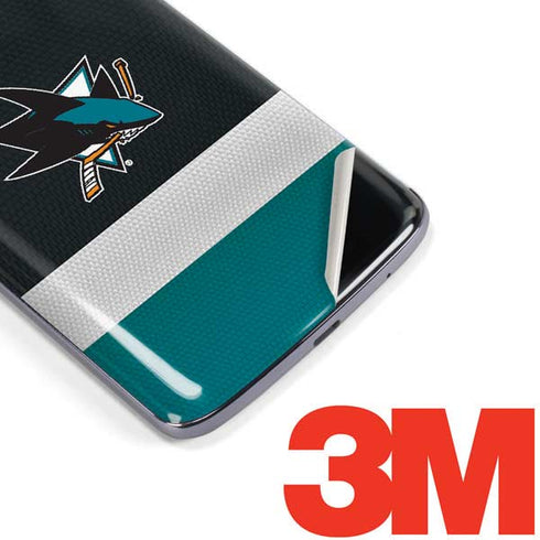 NHL San Jose Sharks Jersey Moto E5 Plus Skin