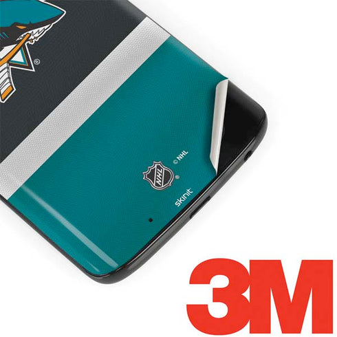 NHL San Jose Sharks Jersey Moto G6 Skin