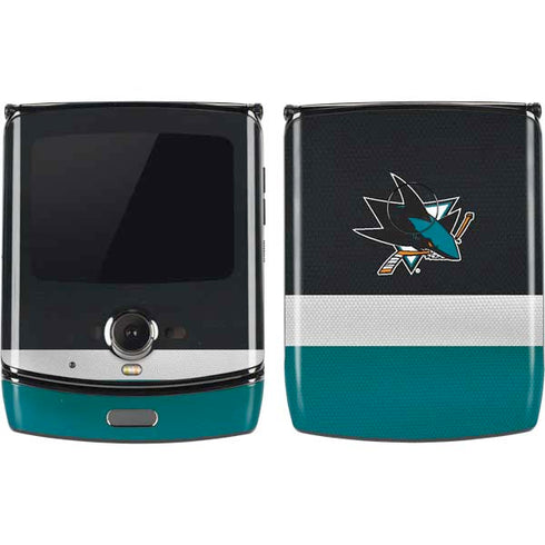 NHL San Jose Sharks Jersey Motorola RAZR Skin