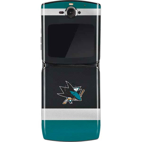 NHL San Jose Sharks Jersey Motorola RAZR Skin