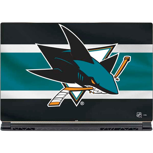 NHL San Jose Sharks Jersey MSI GS65 Stealth Laptop Skin