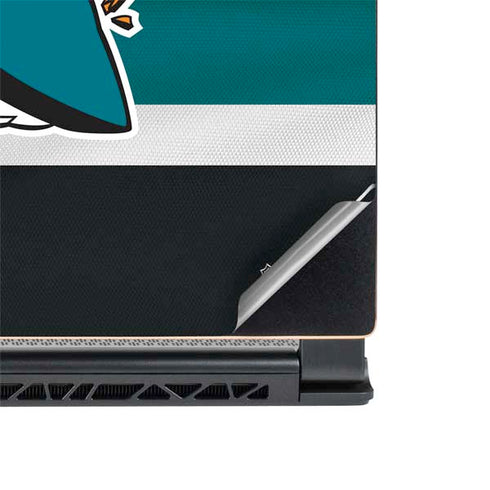NHL San Jose Sharks Jersey MSI GS65 Stealth Laptop Skin