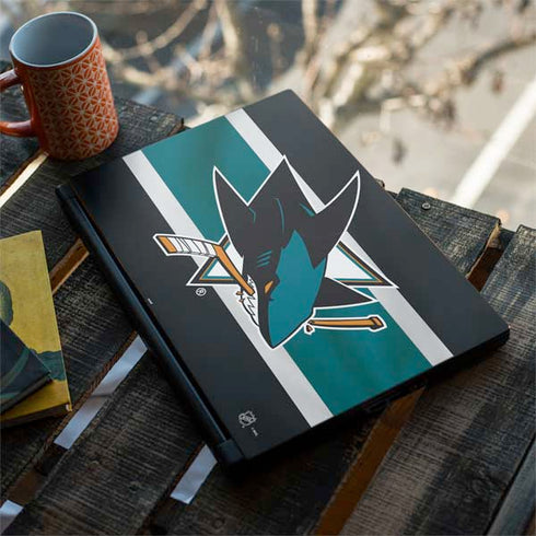 NHL San Jose Sharks Jersey MSI GS65 Stealth Laptop Skin
