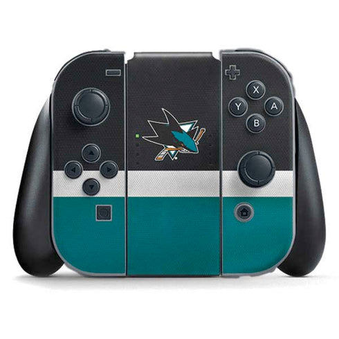 NHL San Jose Sharks Jersey Nintendo Switch (2017-2021) Joy-Con Controller Skin
