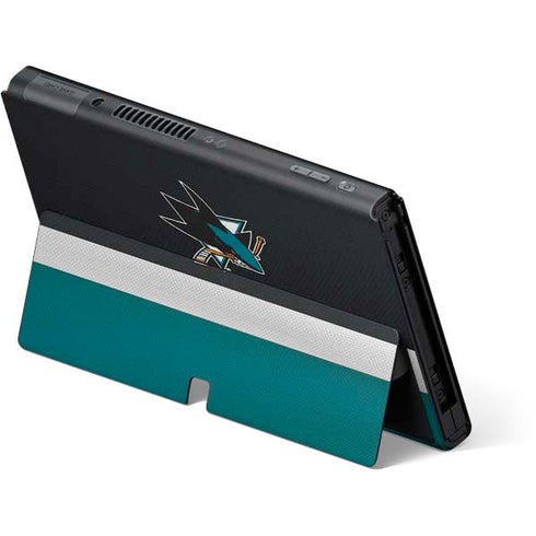 NHL San Jose Sharks Jersey Nintendo Switch OLED (2021) Skin