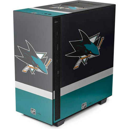 NHL San Jose Sharks Jersey NZXT H510 Compact ATX Mid-Tower Case Skin