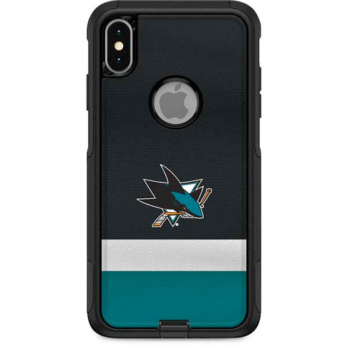 NHL San Jose Sharks Jersey Otterbox Commuter iPhone Skin