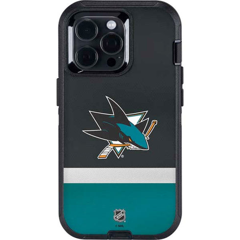 NHL San Jose Sharks Jersey Otterbox Defender iPhone Skin