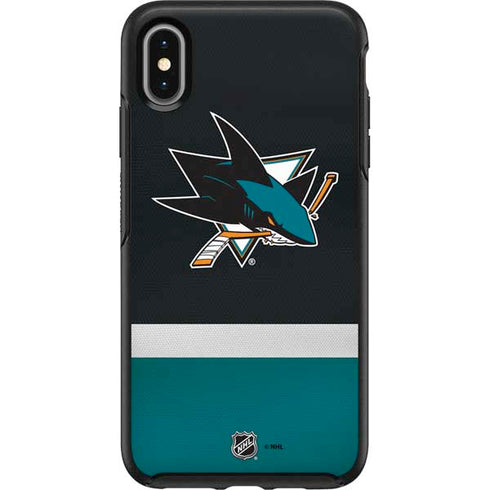 NHL San Jose Sharks Jersey Otterbox Symmetry iPhone Skin