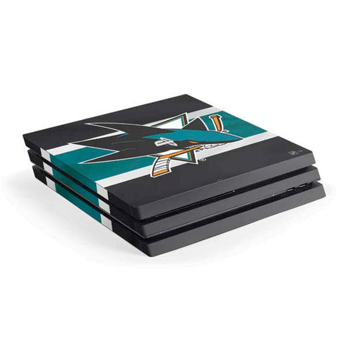 NHL San Jose Sharks Jersey PS4 Pro Console Skin