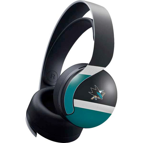 NHL San Jose Sharks Jersey PULSE 3D Wireless Headset for PS5 Skin