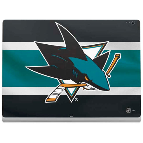 NHL San Jose Sharks Jersey Surface Book 2 13.5in Skin