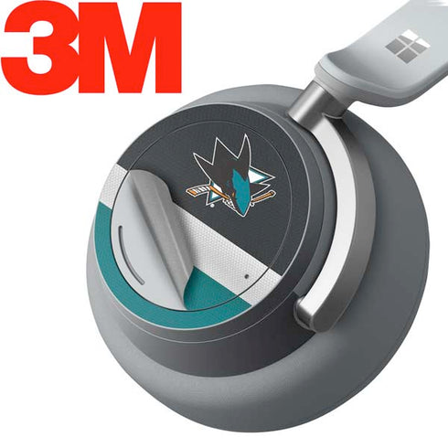 NHL San Jose Sharks Jersey Surface Headphones Skin