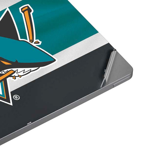 NHL San Jose Sharks Jersey Universal Laptop 12in (9.8 x 6.8in) Skin