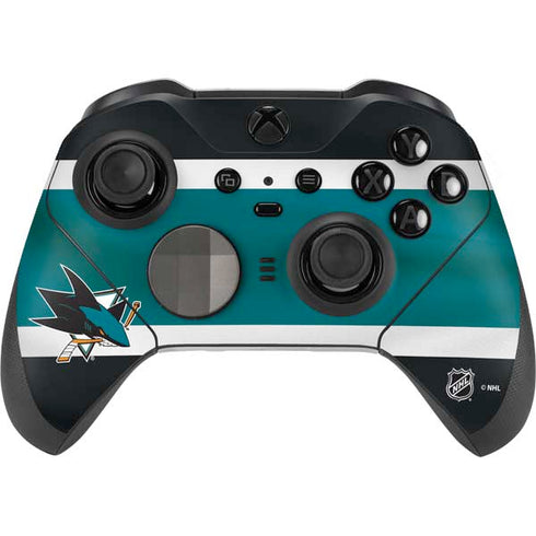 NHL San Jose Sharks Jersey Xbox Elite Wireless Controller Series 2 Skin