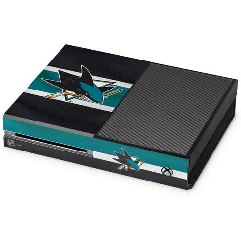 NHL San Jose Sharks Jersey Xbox One Console Skin
